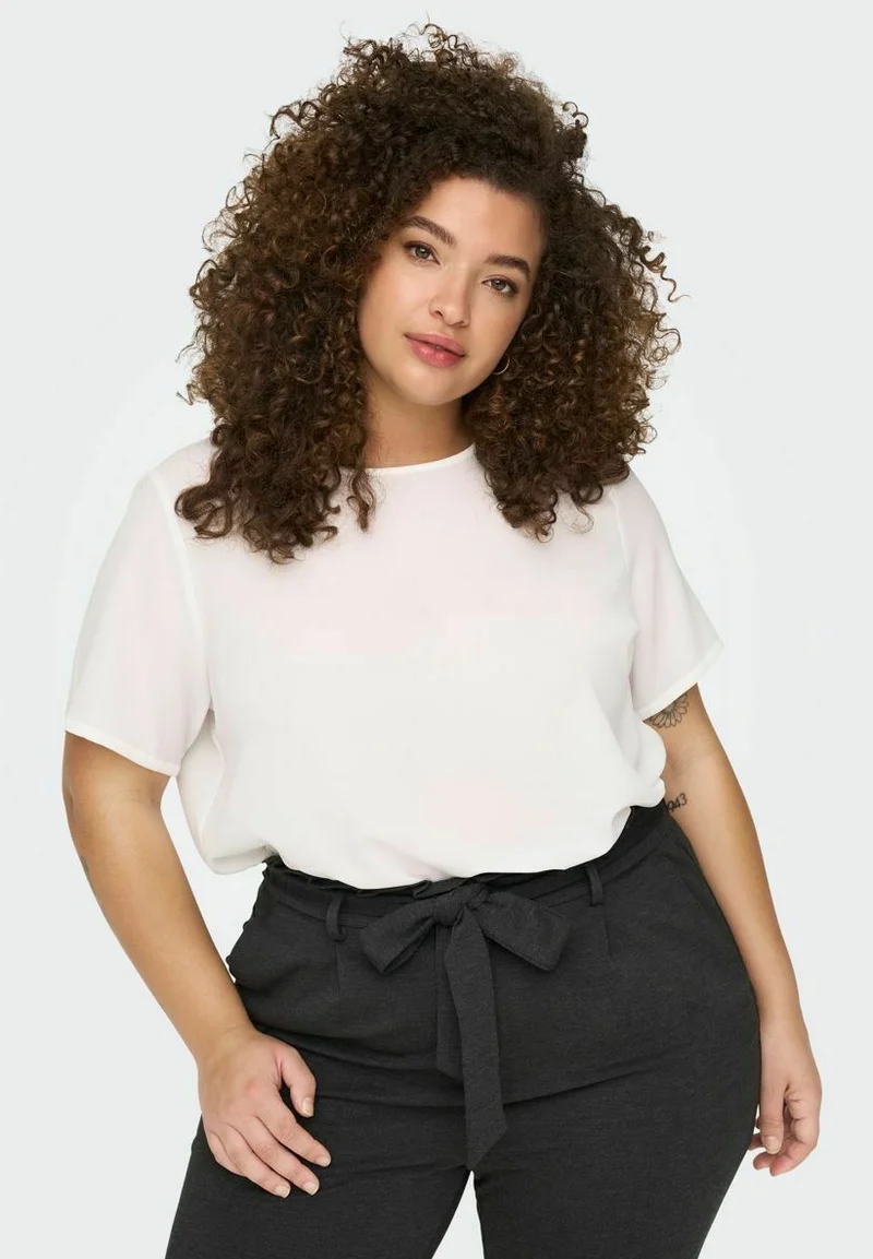 Official supplier ONLY Carmakoma CARVICA LIFE - Blouse cloud dancer Clothing Shirts & Blouses Blouses