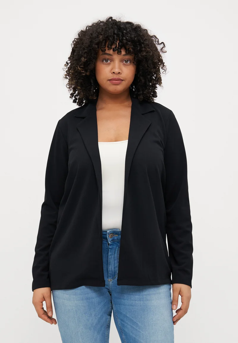 unique ONLY Carmakoma CARSANIA - Blazer black Clothing Jackets & Blazers Bomber Jackets