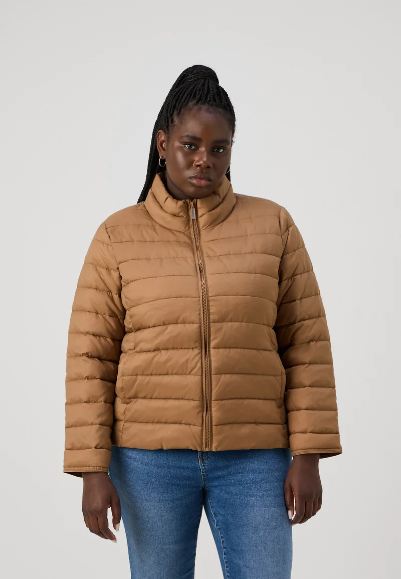 Clearance ONLY Carmakoma CARTAHOE QUILTED JACKET - Light jacket toasted coconut Clothing Jackets & Blazers Bomber Jackets