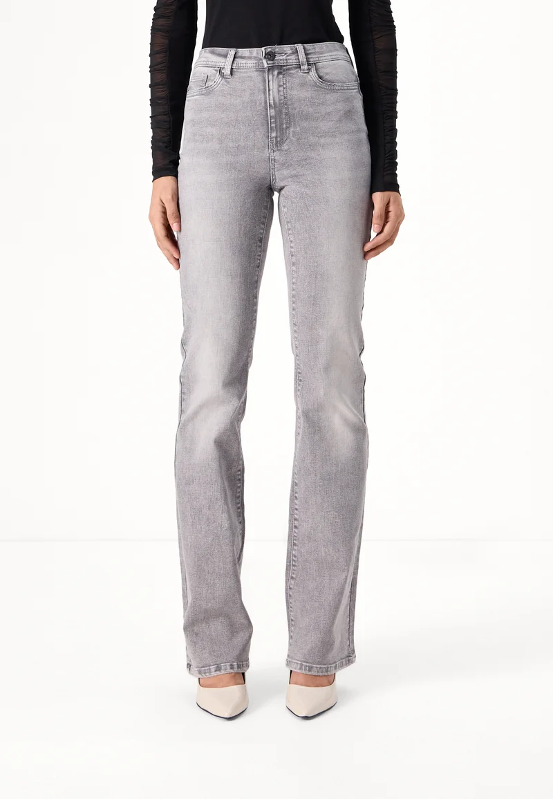 Largest Fashion Store ONLY Tall ONLWAUW FLARE - Bootcut jeans medium grey denim Clothing Jeans Bootcut & Flared