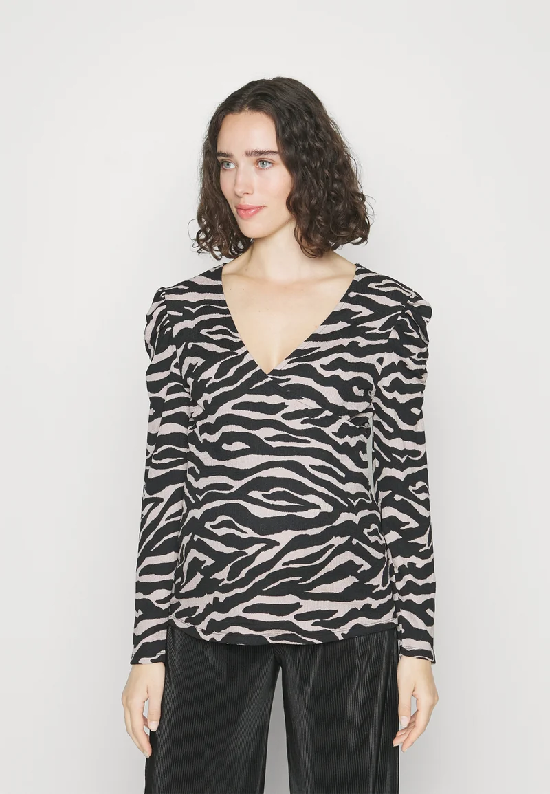 cheap prices ONLY MATERNITY OLMADA - Blouse sandshell/ black Clothing Shirts & Blouses Blouses