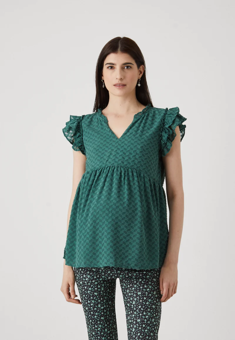 Fast Delivery ONLY MATERNITY OLMEMMERY - Blouse trekking green Clothing Shirts & Blouses Blouses