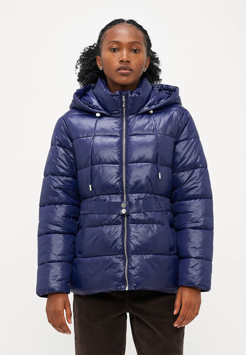 Biggest Discount ONLY Petite ONLSCARLETT BELTED JACKET - Winter jacket evening blue Clothing Jackets & Blazers Bomber Jackets
