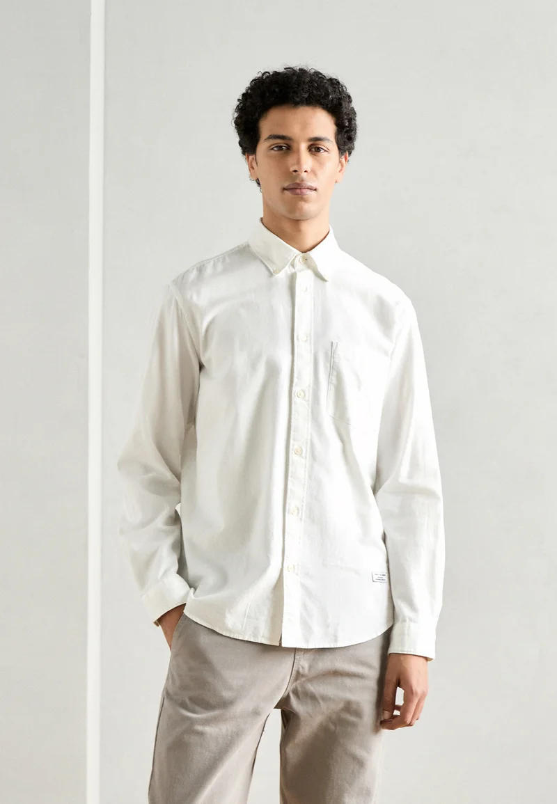 competitive price Marc O'Polo DENIM BUTTON DOWN - Shirt silky white Clothing Shirts Business Shirts