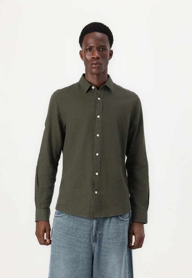 Authentic Only & Sons ONSCAIDEN LIFE SOLID SHIRT - Shirt kambaba Clothing Shirts Casual Shirts