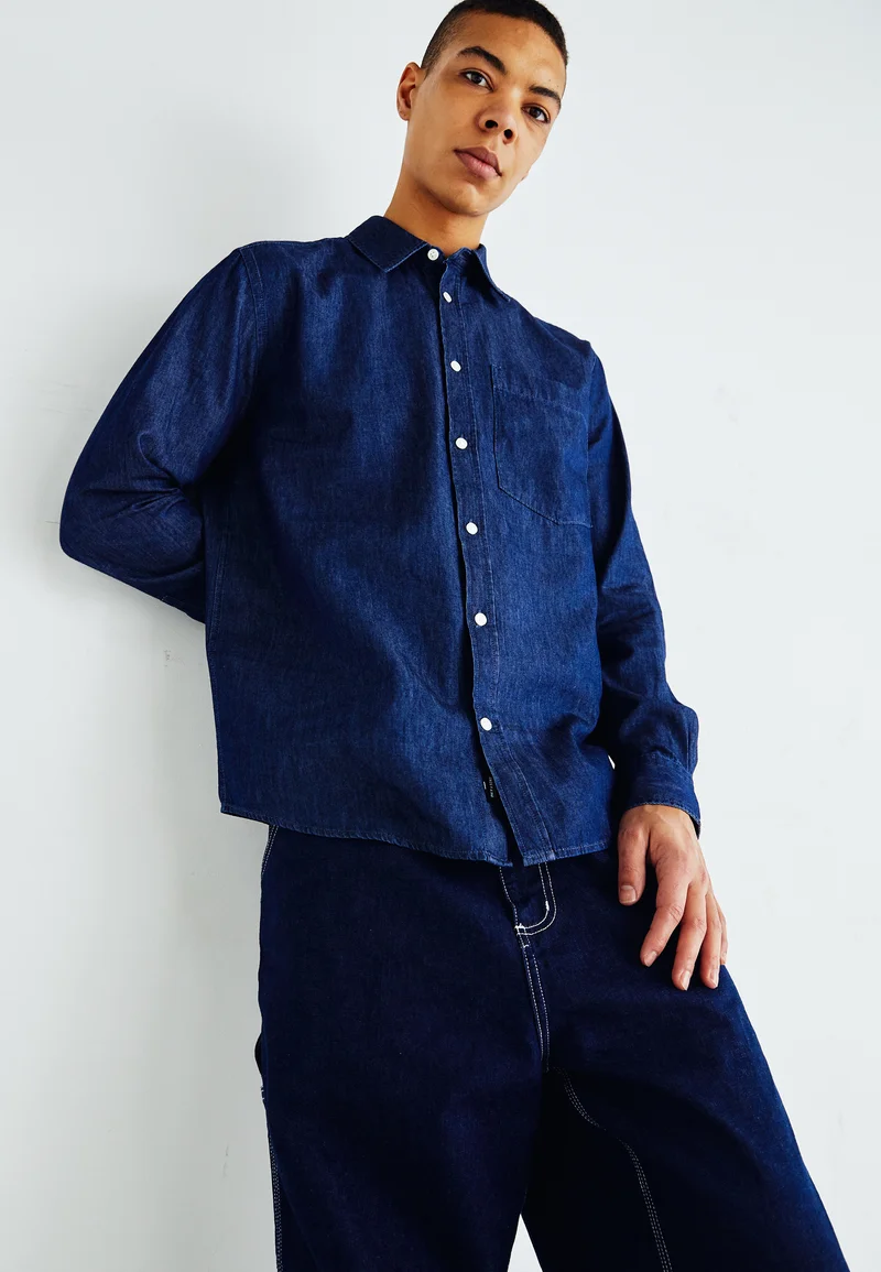Online Shop Only & Sons ONSHUGO CHAMBRAY  - Shirt medium blue denim Clothing Sale Shirts Business Shirts