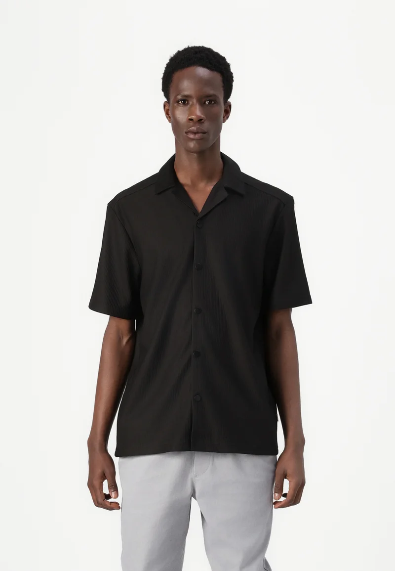 USA official online shop Only & Sons ONSKARI LIFE RLX RESORT SS PLIZZE  - Shirt black Clothing Shirts Casual Shirts