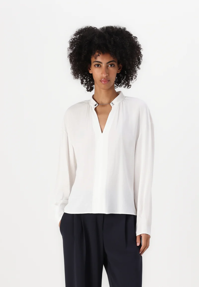 authorized dealers Patrizia Pepe SHIRT - Blouse bianco Clothing Shirts & Blouses Blouses