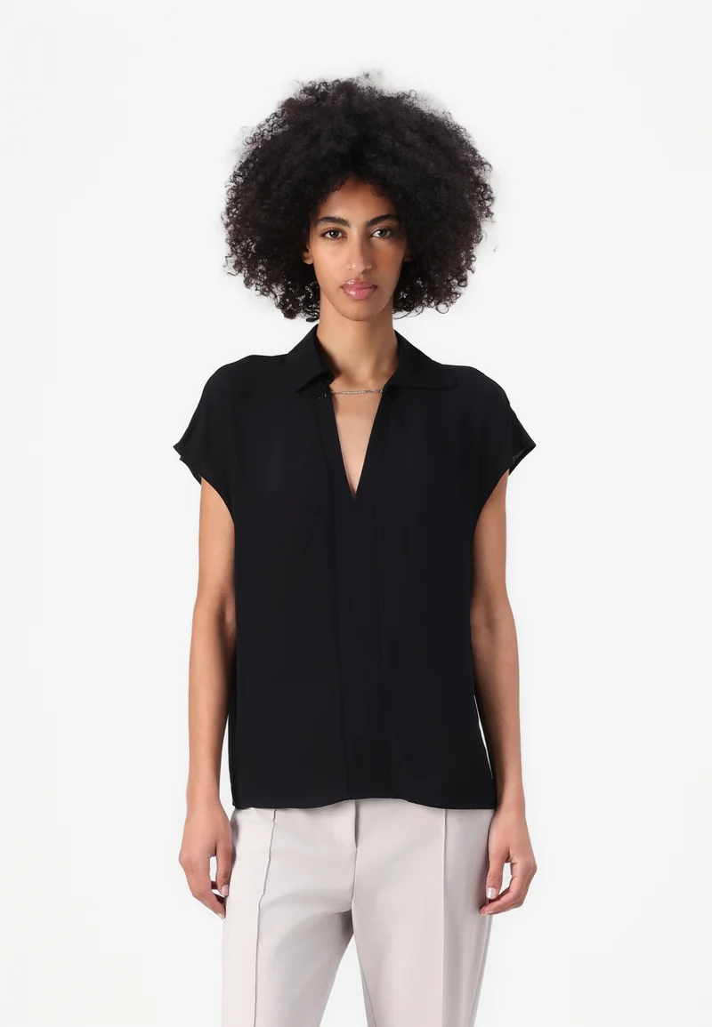 newest collection Patrizia Pepe SHIRT - Blouse nero Clothing Shirts & Blouses Blouses