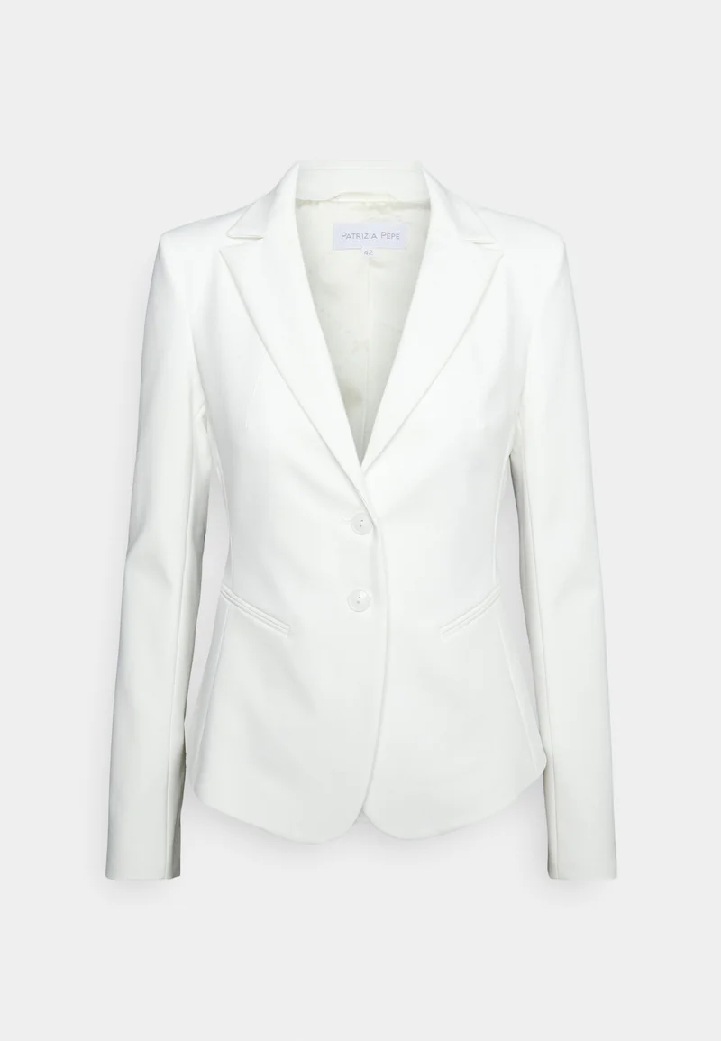 unique Patrizia Pepe GIACCA - Blazer bianco Clothing Jackets & Blazers Bomber Jackets