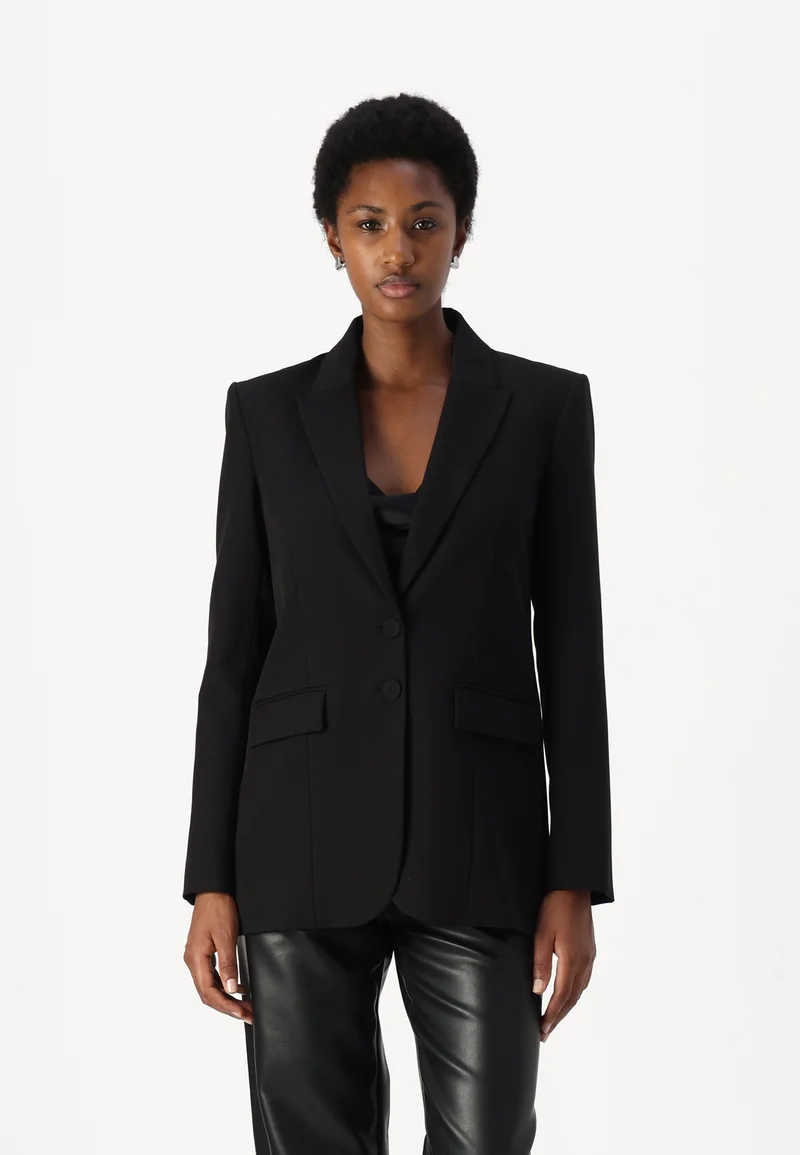 cheap prices Patrizia Pepe JACKET - Blazer nero Clothing Jackets & Blazers Bomber Jackets