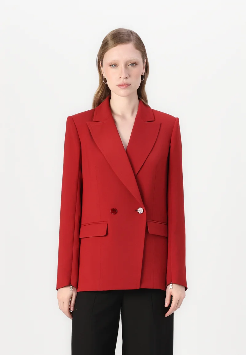various styles Patrizia Pepe Blazer - clash red Clothing Jackets & Blazers Bomber Jackets