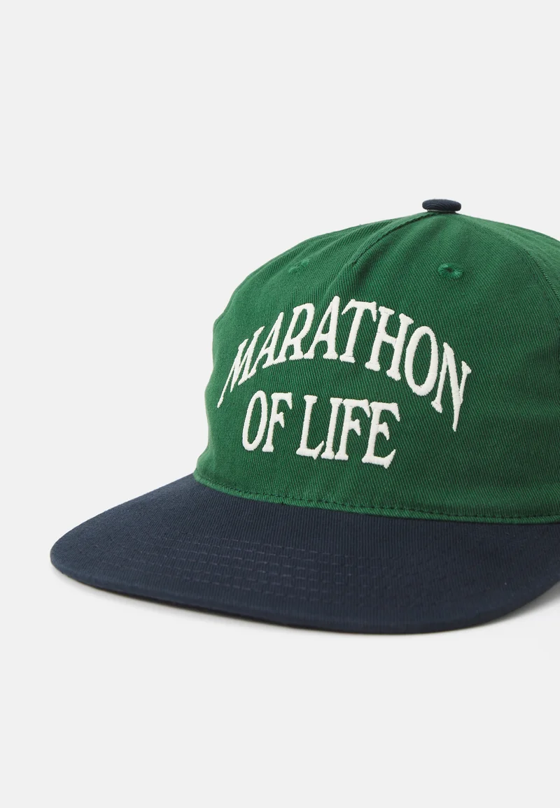 great deals Pompeii MARATHON UNISEX - Cap dark green/dark blue Streetwear Sale Accessories Gadgets & miscellaneous Caps