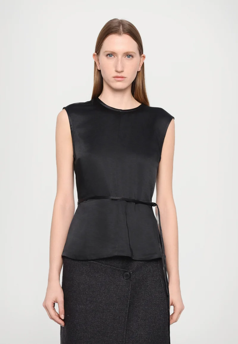 prestigious Proenza Schouler White Label CLEMENCE  - Blouse black Clothing Shirts & Blouses Blouses