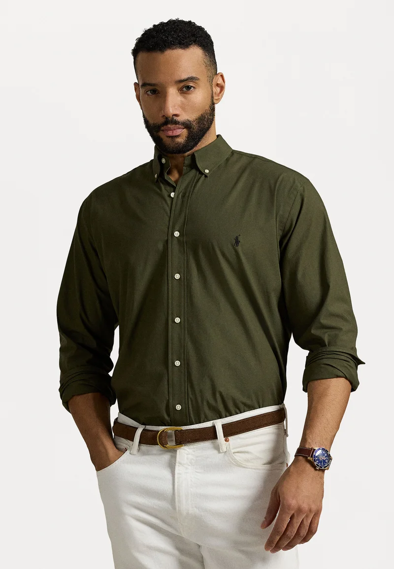 Cheapest Polo Ralph Lauren Big & Tall STRETCH POPLIN SHIRT - Shirt armadillo Clothing Shirts Casual Shirts