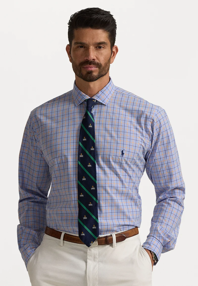 Huge Discount Polo Ralph Lauren Big & Tall PLAID STRETCH POPLIN SHIRT - Shirt blue clementine multi Clothing Shirts Casual Shirts