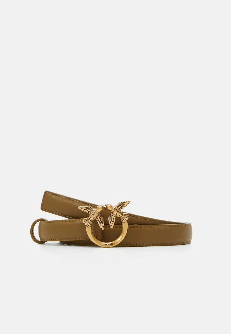 cheapest online price Pinko LOVE BERRY BELT - Belt piantagione/antique gold-coloured Accessories Belts Casual belts