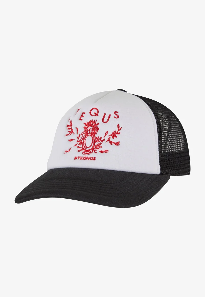 Save up to 80% PEQUS MYKONOS GRAPHIC TRUCKER  - Cap black Accessories Hats & headscarves Caps