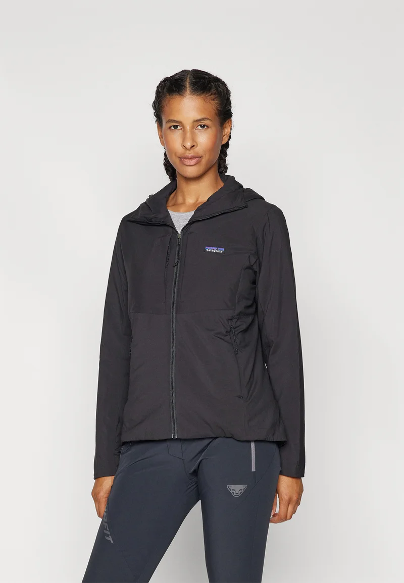 100% high Quality Guarantee Patagonia NANO-AIR HOODY - Soft shell jacket black Clothing Jackets & Blazers Bomber Jackets