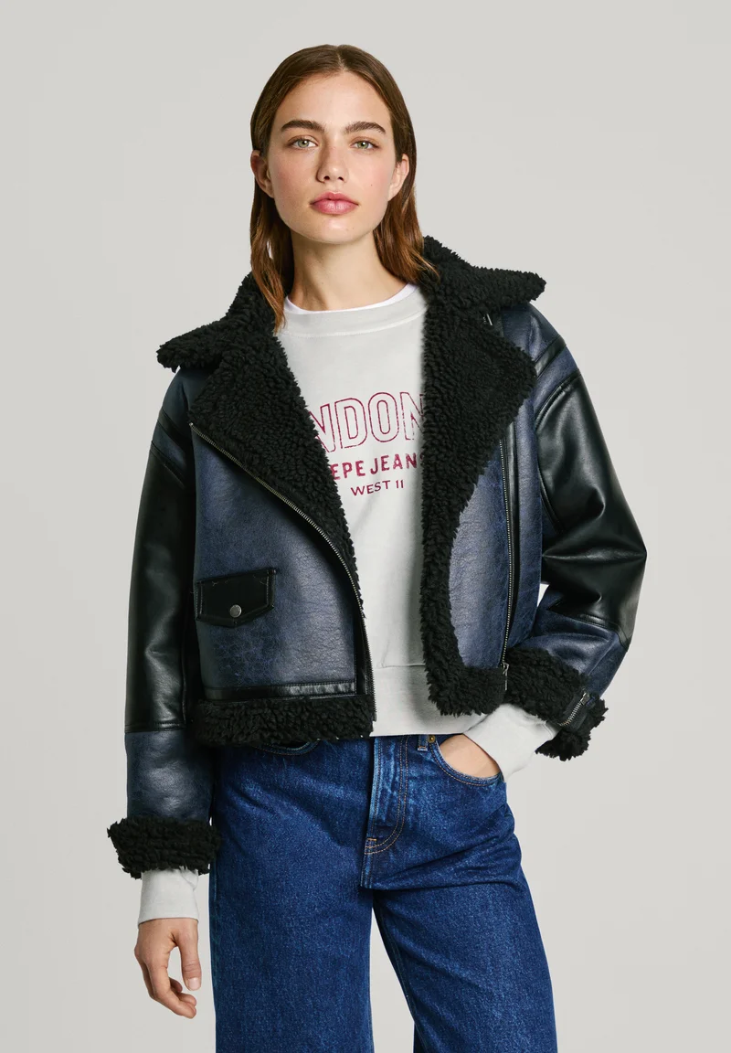 Wholesale Pepe Jeans BROOKLYN - Light jacket dulwich blue Clothing Jackets & Blazers Bomber Jackets