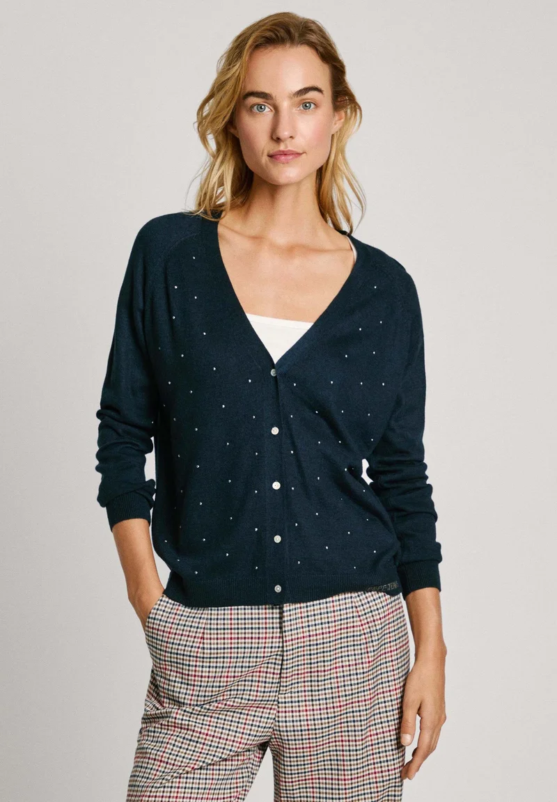genuine Pepe Jeans HALO CARDIGAN - Cardigan dulwich Clothing Knitwear & Cardigans Cardigans