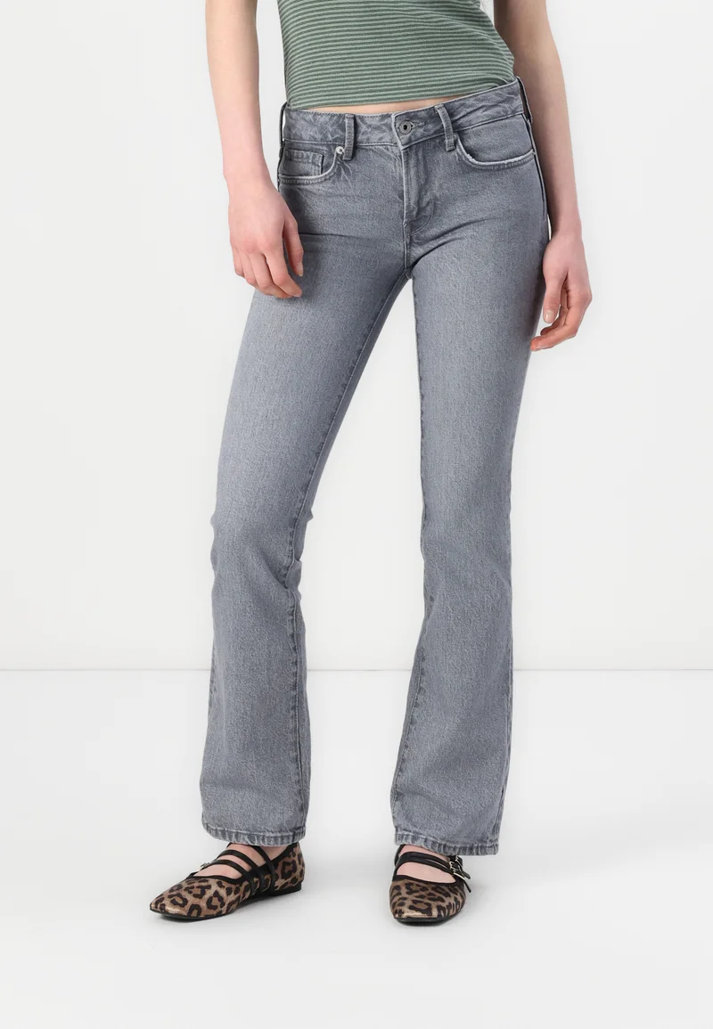 entire collection Pepe Jeans BOOTCUT PICCADILLY - Bootcut jeans grey denim Clothing Jeans Bootcut & Flared