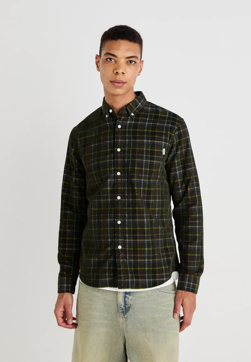 100% High Quality Pepe Jeans MAX - Shirt leaf green Clothing Sale Shirts Business Shirts