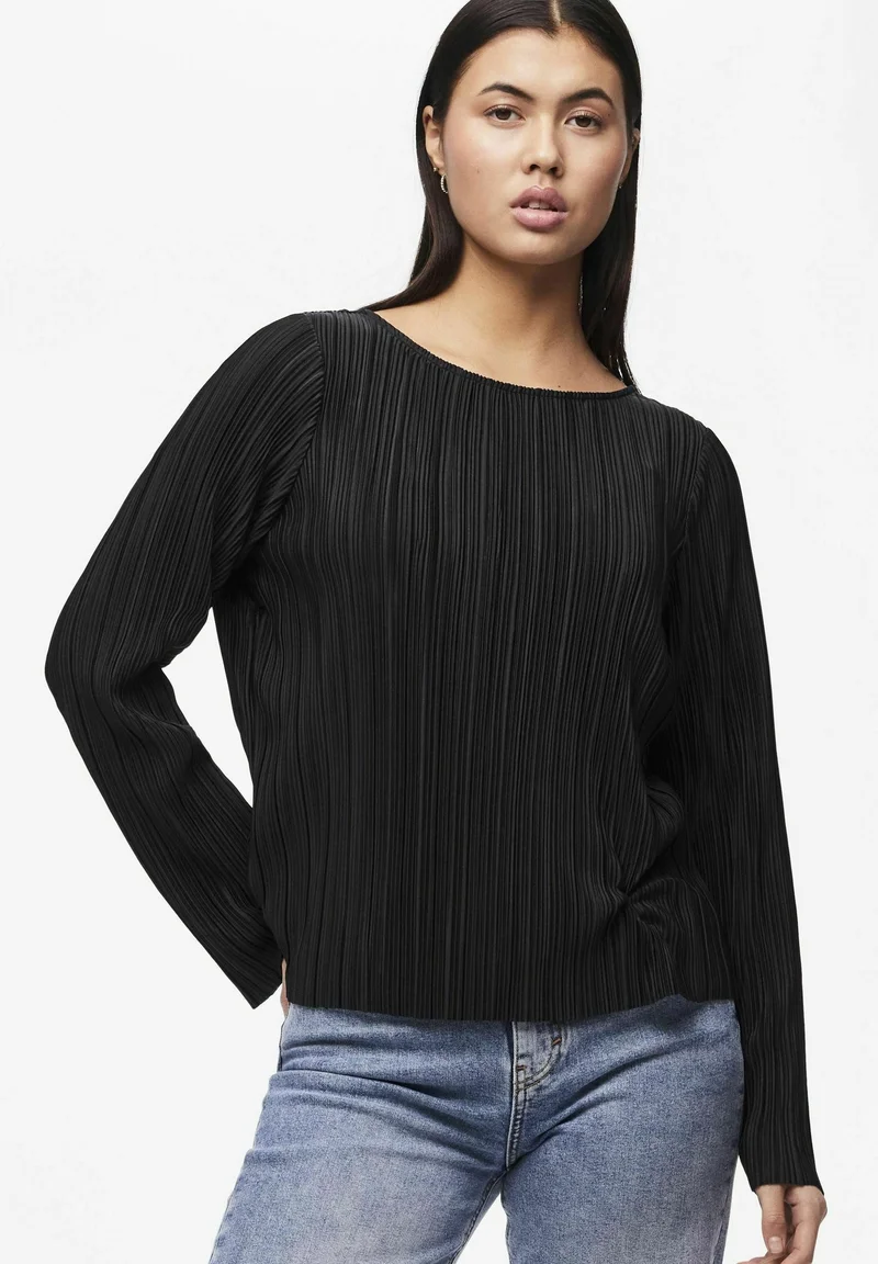 huge inventory Pieces PAMMI - Long sleeved top black Clothing Shirts & Blouses Blouses