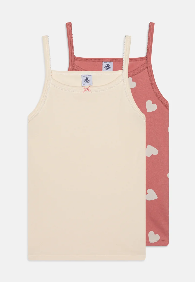 reasonable price Petit Bateau JUNIOR CHEMISES BRETELLES 2 PACK - Undershirt multi-coloured Clothing Underwear & Nightwear Underwear Bras & bustiers