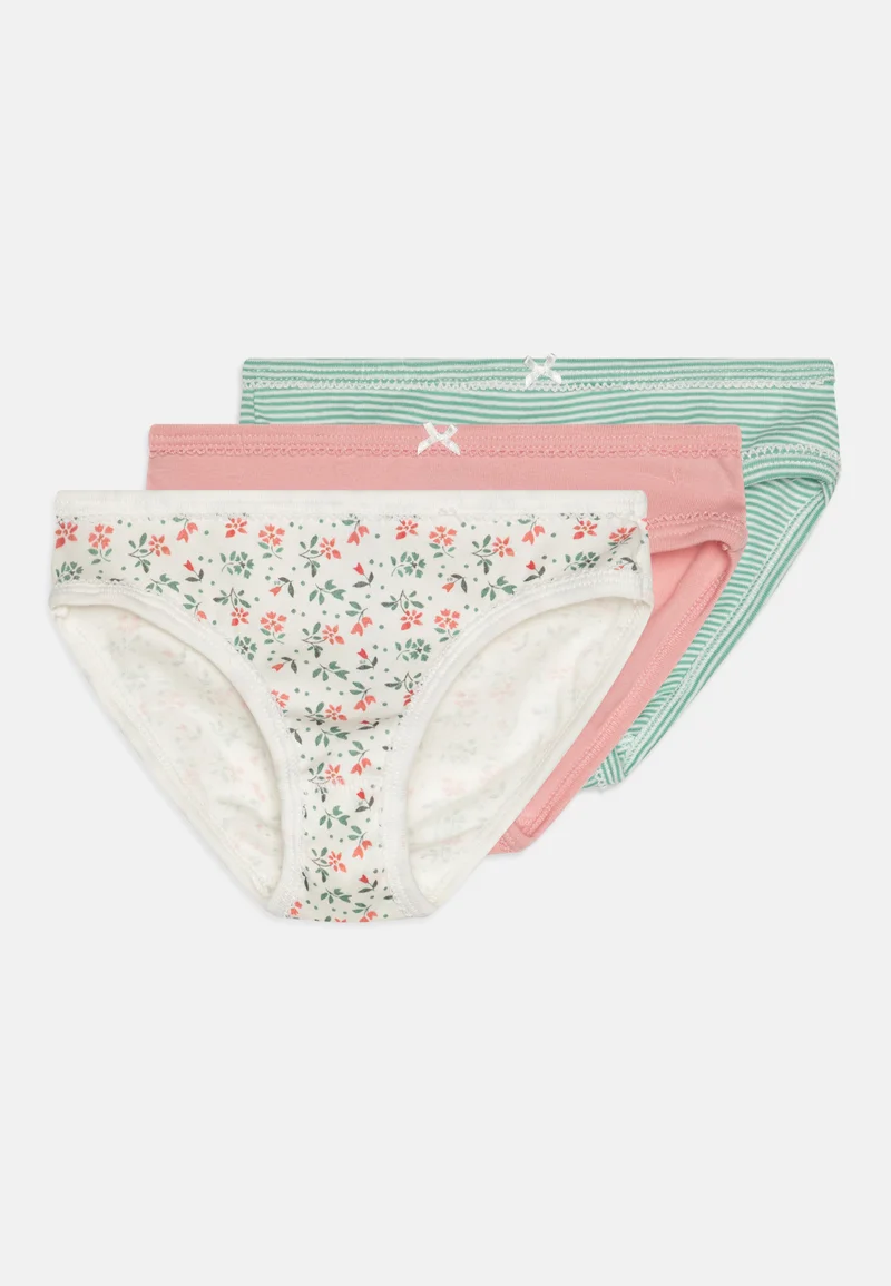 various design Petit Bateau KIDS 3 PACK - Briefs marshmallow/vert/multi-coloured/aloe vera Clothing Underwear & Nightwear Underwear Bras & bustiers