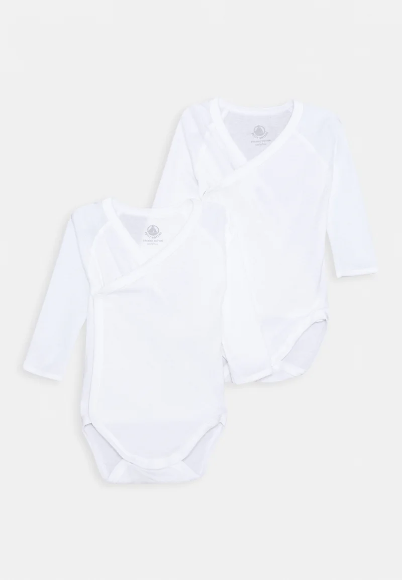 Factory Outlet Price Petit Bateau 2 PACK - Body white Clothing Underwear & Nightwear Bodies