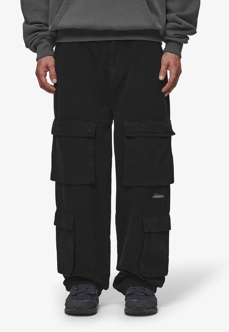 official authorized store Pegador PENARD - Cargo trousers black Streetwear Sale Streetwear Clothing Swimwear Cargo Trousers