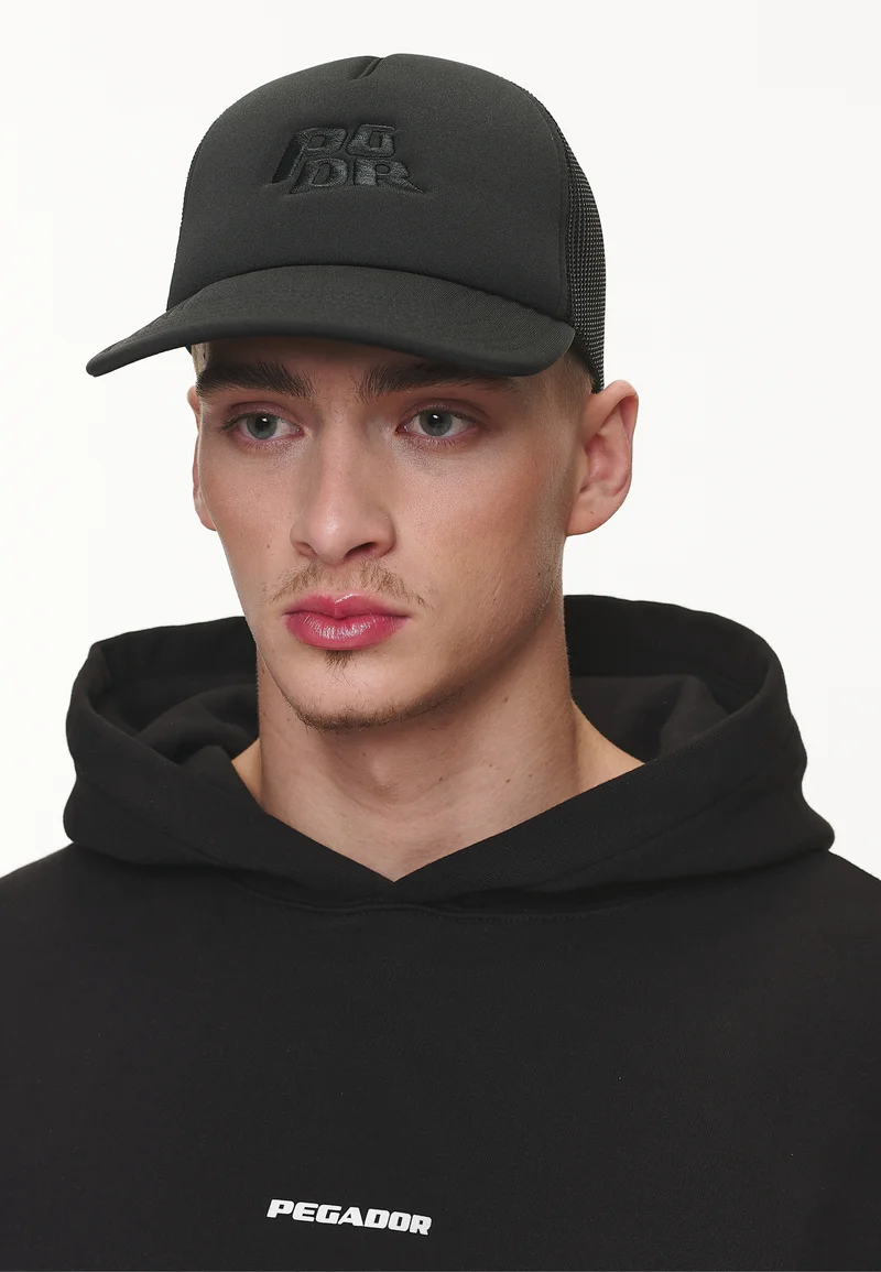 official authorized store Pegador NARSON TRUCKER UNISEX - Cap black cool grey Streetwear Sale Accessories Gadgets & miscellaneous Caps