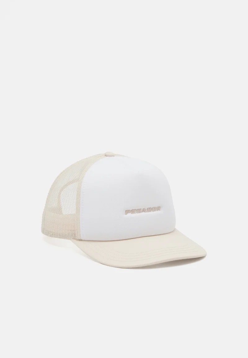 utterly stylish Pegador LOGO BASEBALL TRUCKER UNISEX - Cap white desert/sand Streetwear Sale Accessories Gadgets & miscellaneous Caps