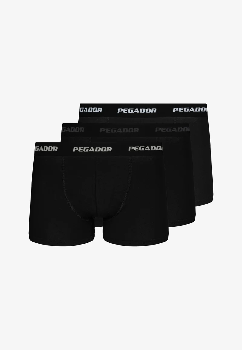 famous brand Pegador TROSK 3 PACK - Boxer shorts anthracite Streetwear Clothing Underwear & Socks Socks Boxer shorts