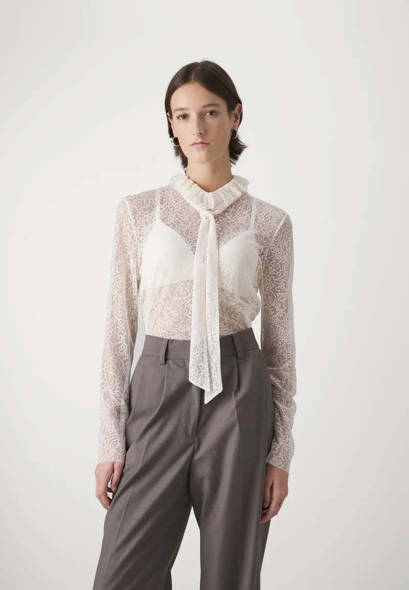 Newest Philosophy di Lorenzo Serafini Blouse - white Clothing Shirts & Blouses Blouses