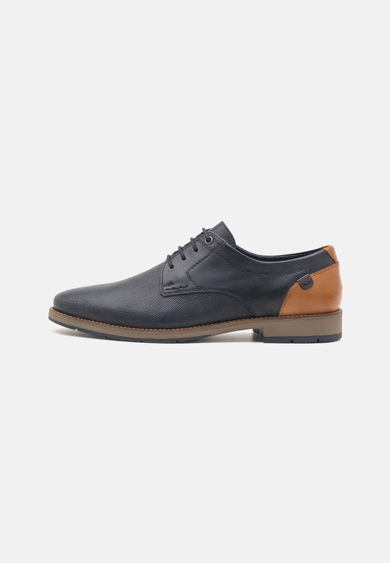 outlet for sale Pier One LEATHER - Lace-ups blue Shoes Sale Lace-up shoes Boat shoes
