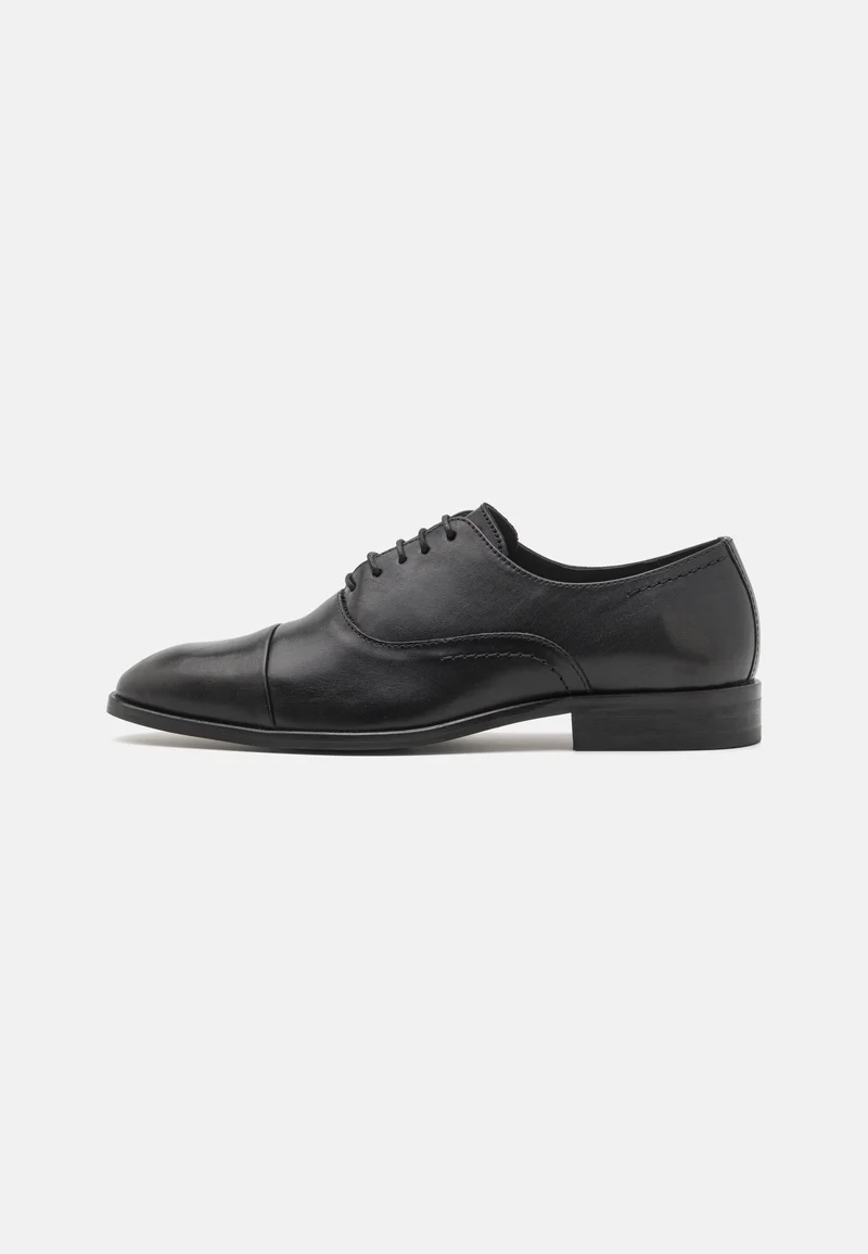 reasonable sale price Pier One LEATHER - Smart lace-ups black Shoes Sale Lace-up shoes Boat shoes