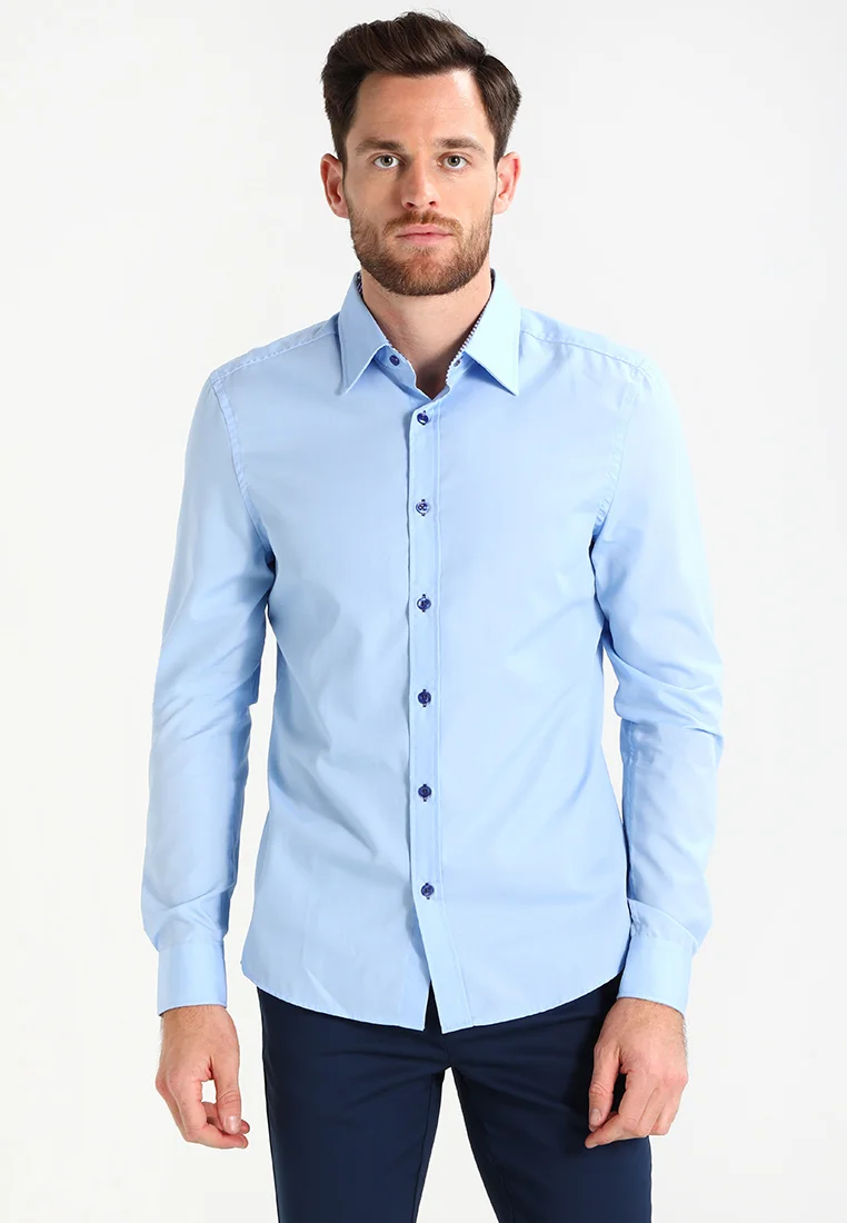 reasonable price Pier One Shirt - light blue/blue Clothing Sale Shirts Business Shirts
