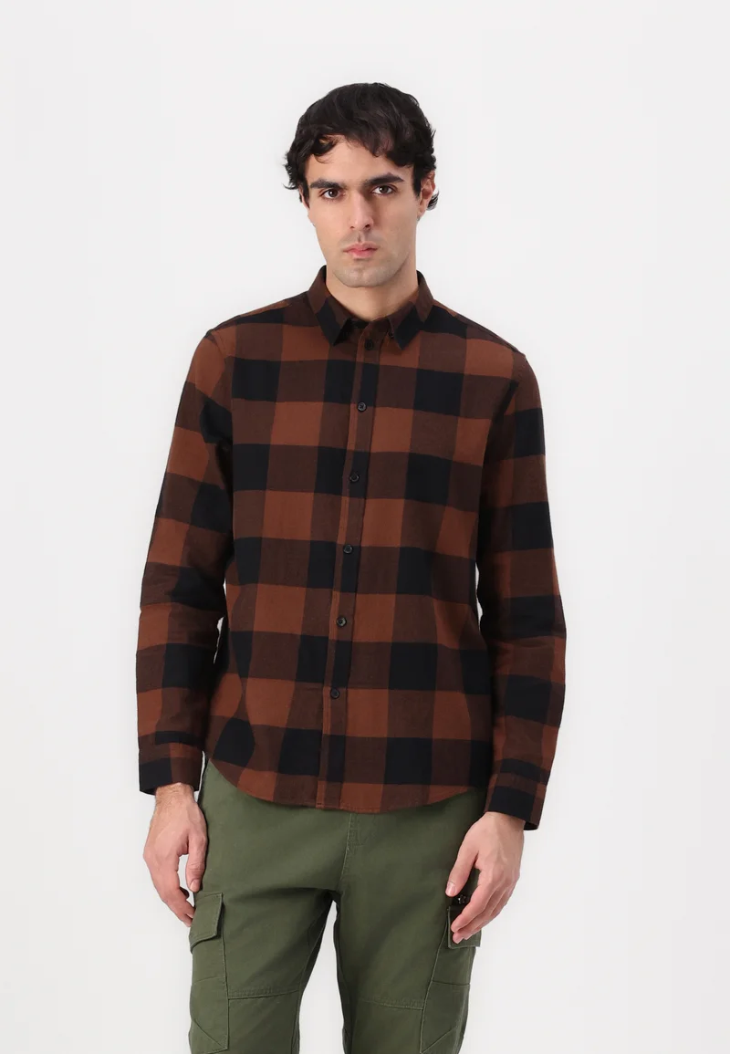factory wholesale prices Pier One Shirt - black/brown Clothing Sale Shirts Business Shirts