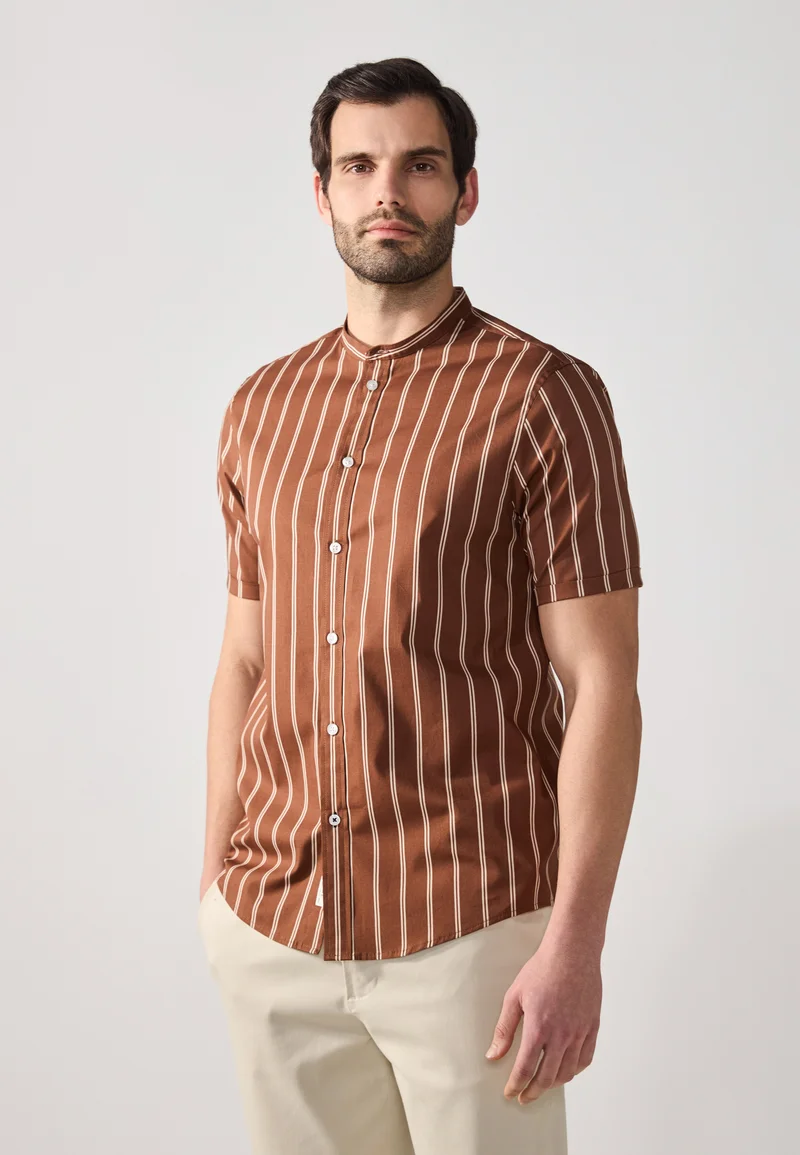 Official supplier Pier One Shirt - hummus/capucchino Clothing Shirts Casual Shirts