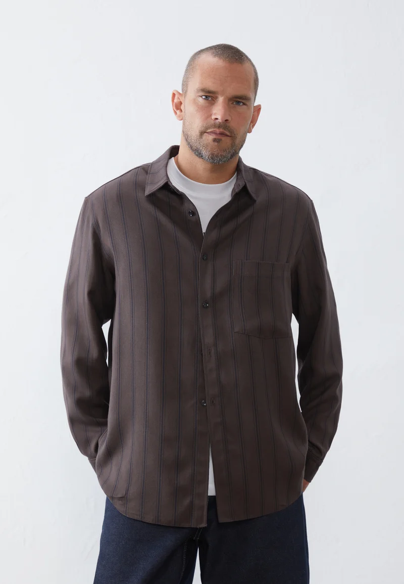 fashionable design Pier One Shirt - brown/black Clothing Sale Shirts Business Shirts