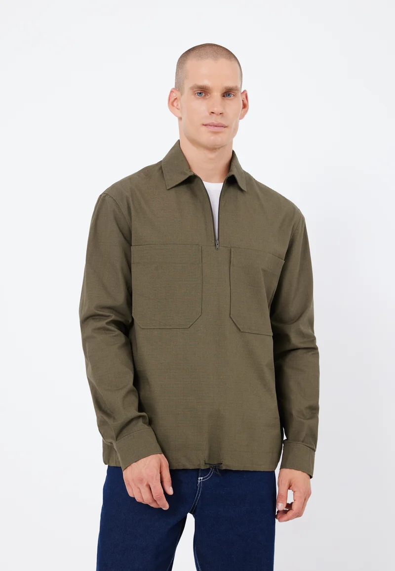 Save up to 80% Pier One Shirt - khaki Clothing Sale Shirts Business Shirts
