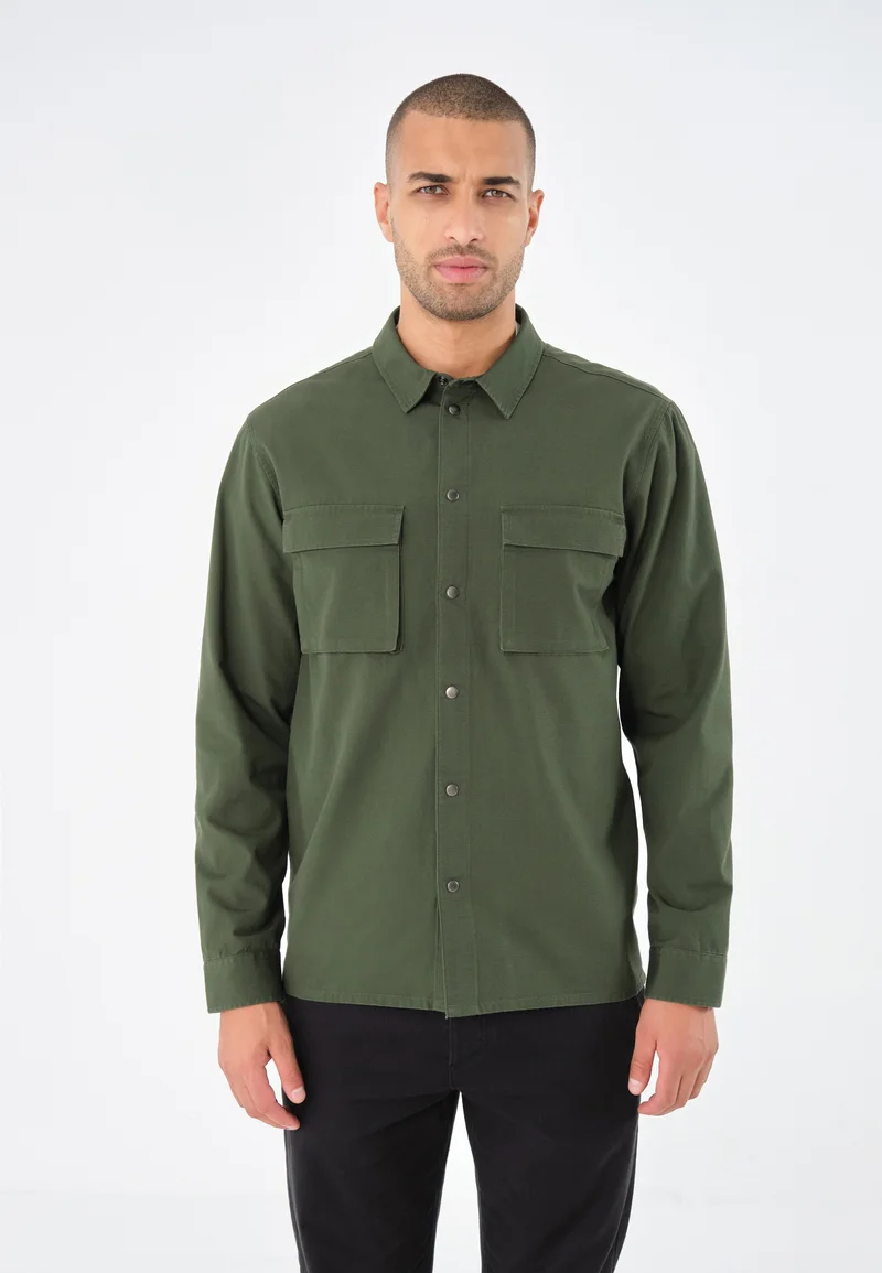 Discount Pier One Shirt - dark green Clothing Sale Shirts Business Shirts