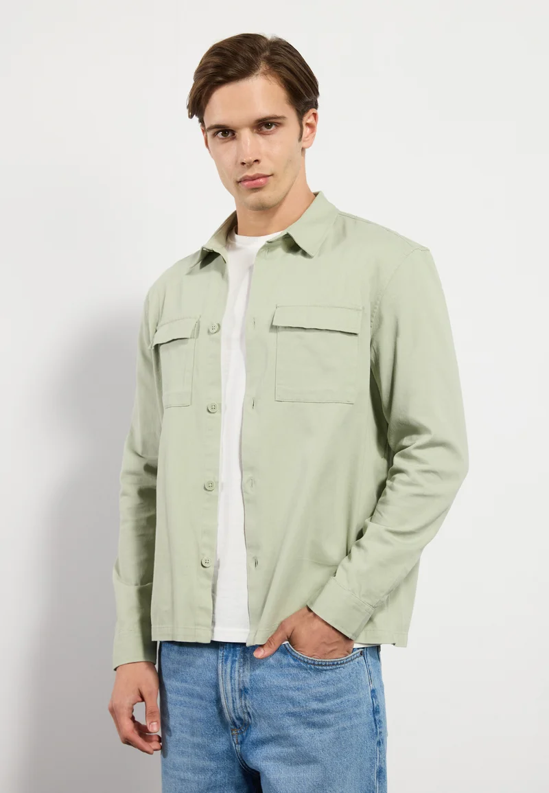 wide varieties Pier One Shirt - green Clothing Shirts Casual Shirts