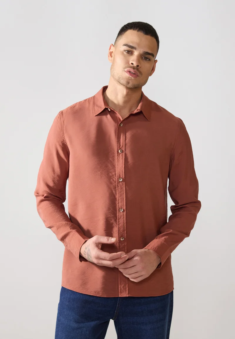 UK official online shop Pier One Shirt - rust Clothing Shirts Casual Shirts