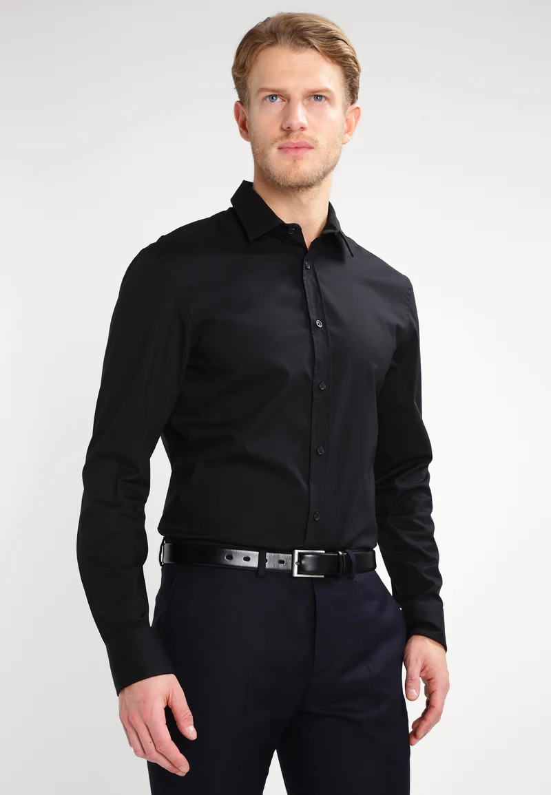luxuriant in design Pier One Shirt - black Clothing Shirts Casual Shirts