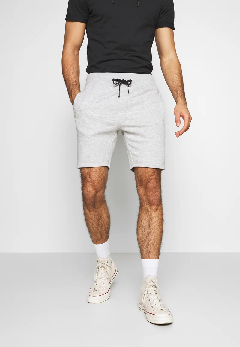 wholesale dealer Pier One Tracksuit bottoms - light grey Clothing Shorts Casual Shorts