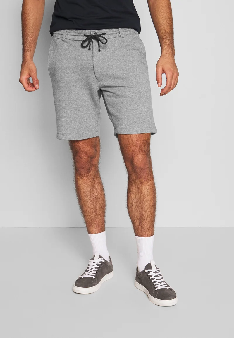 Wholesale Pier One Tracksuit bottoms - mottled light grey Clothing Shorts Casual Shorts