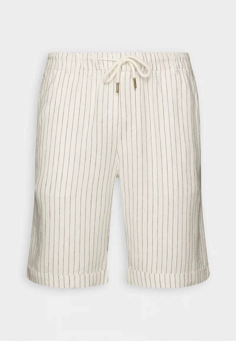 innovative design Pier One LINEN BLEND DRAWCORD SHORTS  - Shorts off-white Clothing Casual Shorts